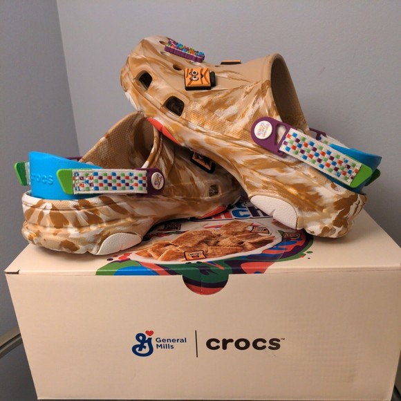 CROCS Other - Cinnamon Toast Crunch Crocs Clog - Men’s Size 11 - Limited Edition